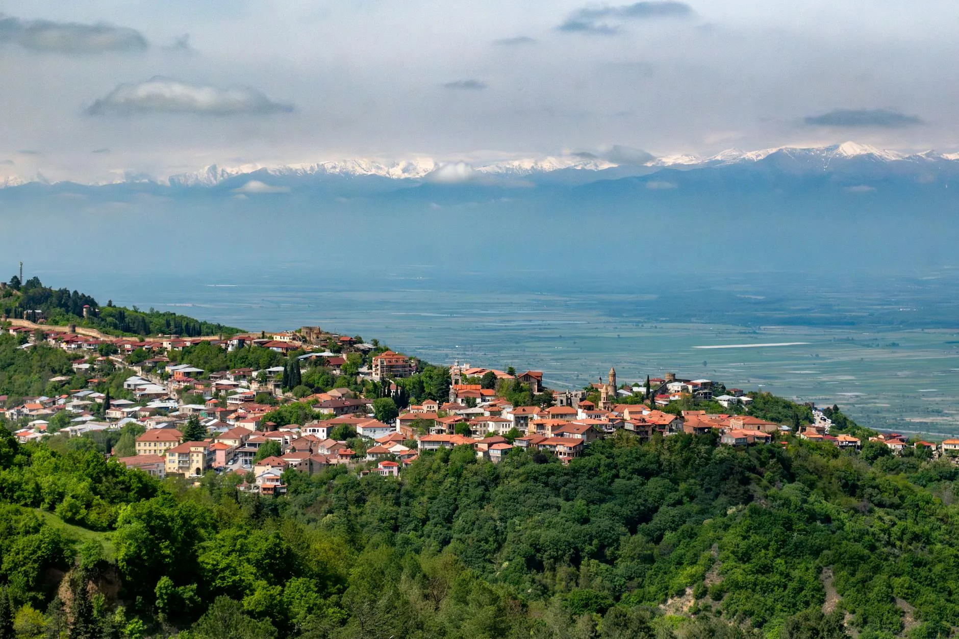 Sighnaghi et la vallée de l'Alazan